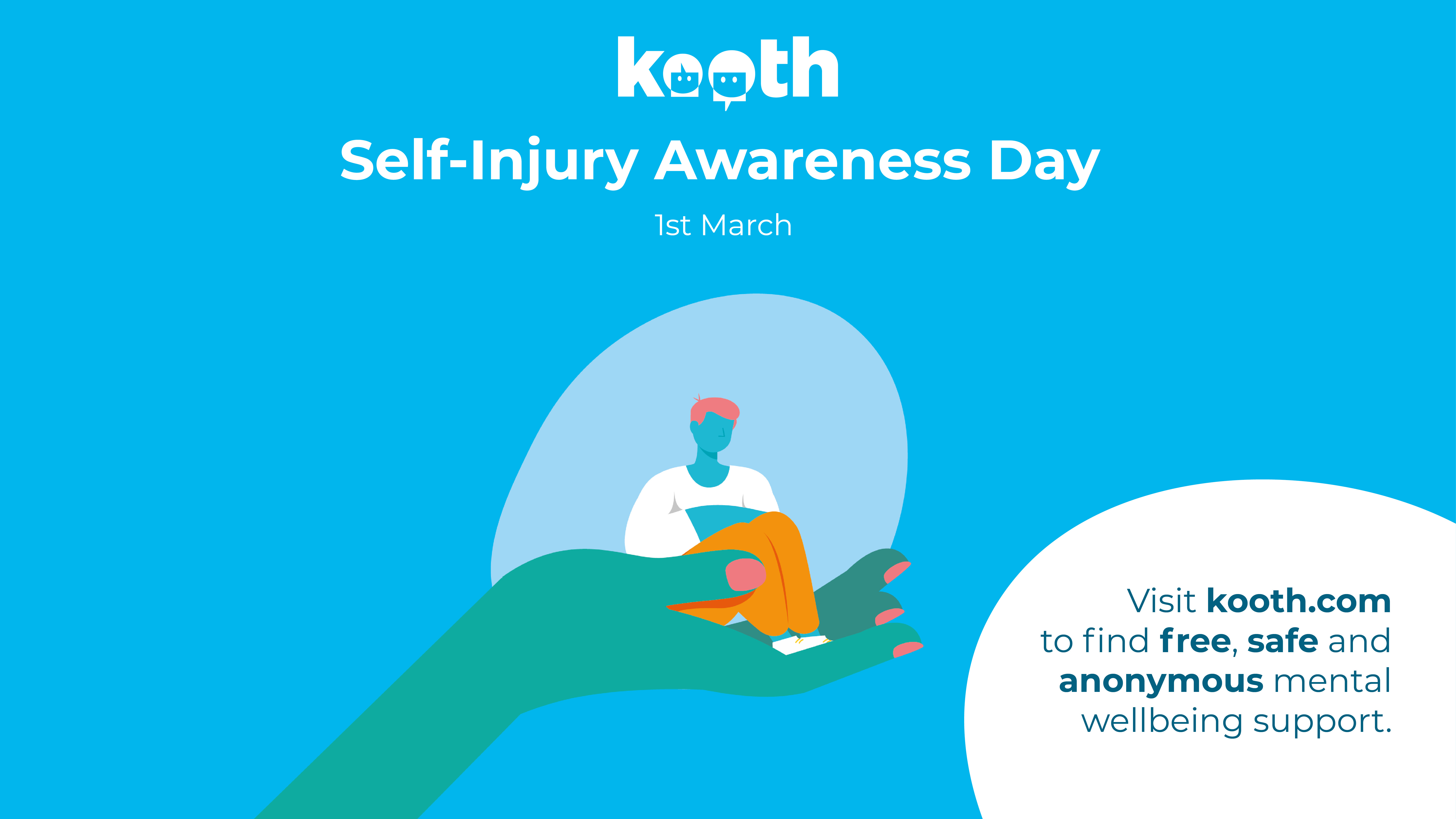Kooth Self-injury awareness day E poster